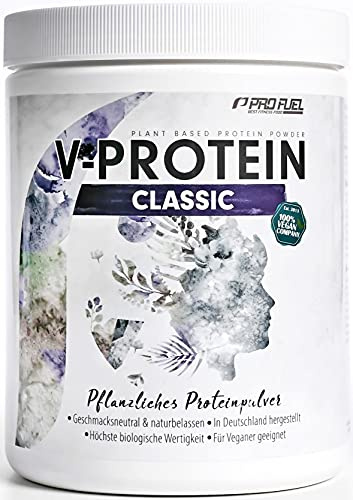 Vegan Protein NEUTRAL 2x600g - Naturbelassenes Protein - vielseitig einsetzbar zum Backen und Kochen – 84% Protein-Gehalt - hochwertiges Erbsenprotein ohne Aroma & Süße