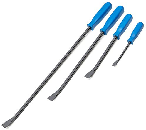 4 tlg Stemmhebel-Satz, Brecheisen, Brechstange, Hebeleisen, Montierhebel