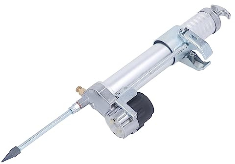 Electric Grease Gun Drill Adapter, 12000PSI High Pressure Locking Grease Gun Coupler with Flexible Hose, Nozzle & Tube, Cordless Grease Gun Attachment Handheld Oiling Greaser Tool