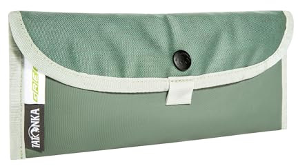 Tatonka Sac à couverts - Sac de rangement pour couverts de camping - 25 x 10 cm - Vert sauge