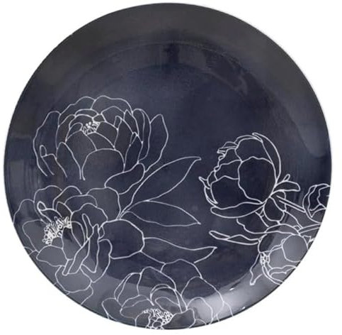 Secret de Gourmet - Lot de 6 Assiettes Plates Thea 26cm Bleu