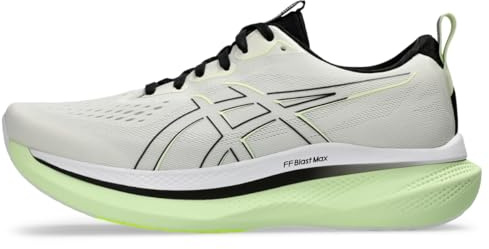 ASICS Men's GLIDERIDE MAX Running Shoe, 10.5, Birch/Black