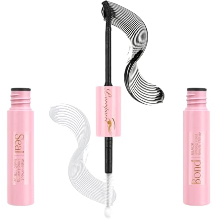 Parriparri Colla per Ciglia Finte Extension Bond e Seal Colla Adesiva per Ciglia Cluster Lunga Durata Lash glue