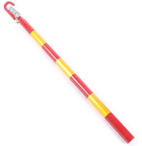 Loobiiny Sicherheits Abschleppstange Abschlepphilfe Schleppstange aus Stahl mit Warnfarbe GED mpft Schleppstange Abschleppstange Pannenhilfe 5T PKW