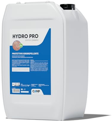 CAMP HYDRO PRO ECO Cotto et Ciment - Protection Hydrofuge - Respirant, Anti-efflorescence, Antifouling - 25 L