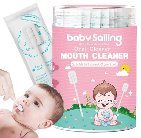Baby-Gaze-Zungenreiniger,Baby-Zungenreiniger | 30 Stück Zungenreiniger-Skim-Gaze - Tragbarer oraler Zungengaze-Zahnfleischreiniger, flexibler Zahnbürsten-Zungenreiniger für die Zungen-, Mund- und Z