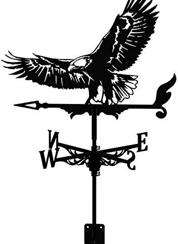 WDWDW Banderuola da Giardino, banderuola in Metallo a Forma di Gallo, banderuola da Giardino in Ferro, Decorazioni per la casa, Ornamenti, Decorazione, banderuola a Forma di Gallo