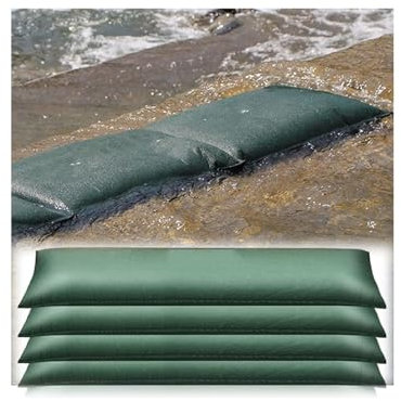 10 Stück Hochwasserschutz-Sandsäcke, Wasserabsorbierende Sandlose Sandsäcke, Imprägnierbehandlung Für Hurrikane In Der Regenzeit, Wiederverwendbar, Geeignet Für Keller, Einfahrten(25x100cm)
