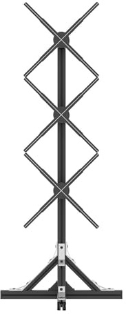 Proiettore olografico con ventola olografica 3D da 3X50 cm Supporta la connessione Wi-Fi Macchina pubblicitaria con testo e immagine for insegne di negozi aziendali, bar Video facile da cambiare
