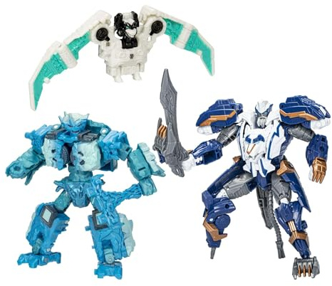 Transformers Legacy United Star Raider Thundertron actionfigurset, 7 robot med tillbehör, åldrarna 8+