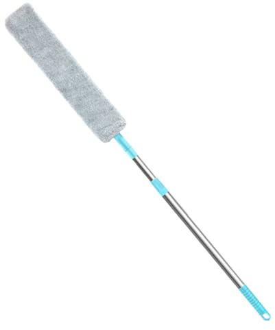 iplusmile Plumero Multiusos con Mango Extensible para Interiores y Exteriores Cepillo Flexible para Limpiar Polvo y Difíciles Casa y Oficina Herramienta Duradera para Color Aleatorio