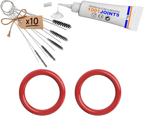 Set mit 2 Dichtungen, 16 mm, zentrale Dampfwartung, Tankdeckel, Ersatz, kompatibel mit Tefal Laurastar Steamax Optimi Magic etc