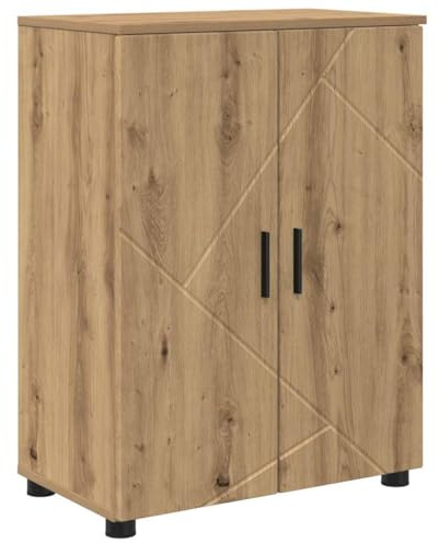 Lumanois Gabinete de Baño con Puerta Roble Artesanal 60 x 35 x 80 cm,Tocadores,Tocadores de baño,21.35kg-883313
