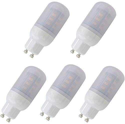 Aoxdi 2 Stück GU10 LED Leuchtmittel Lampen 4W, Warmweiß, 24 SMD 5730, Energiesparlampe GU10 LED Licht, AC220-240V