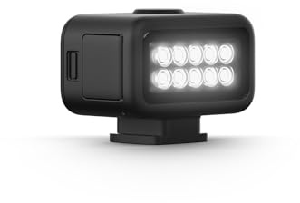 GoPro Light Mod - Kompaktes wiederaufladbares USBC-LED-Licht - Offizielles Zubehör