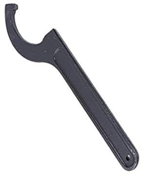 MACHSWON 1 llave de gancho de tuerca redonda universal multifunción llave cuadrada llave de gancho portabrocas trasero choque bicicleta motocicleta llave llave 115-130 mm