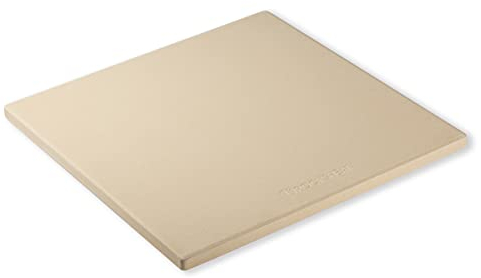 13.2 x 13.2 x 0.6 Square Cordierite Pizza Baking Stone Perfectly Compatible for Ooni Karu, Koda & Fyra 12 Pizza Oven
