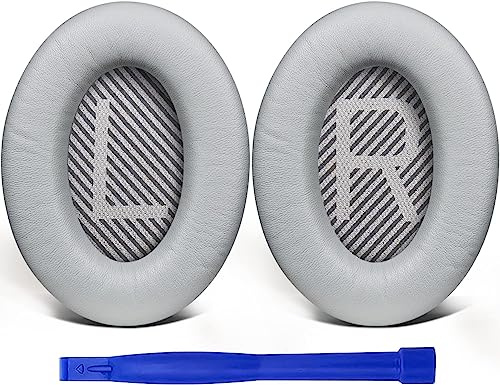 SoloWIT Lammfell Ersatz Ohrpolster für Bose QuietComfort 35 (QC35) & Quiet Comfort 35 II (QC35 ii) Kopfhörer, Ohrpolster mit Geräuschisolierungsschaum, zusätzliche Dicke