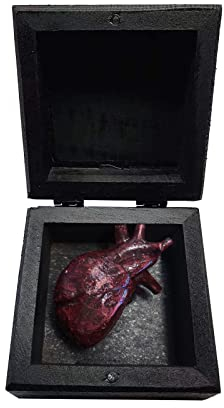 Mein Herz in einer Schachtel, handgefertigt, geschnitzte Herzform, Geschenke aus Holz für Sie oder Ihn, Weihnachten, Valentinstag, Muttertag, Vatertag, Geburtstag Büro Aktenablage Holz