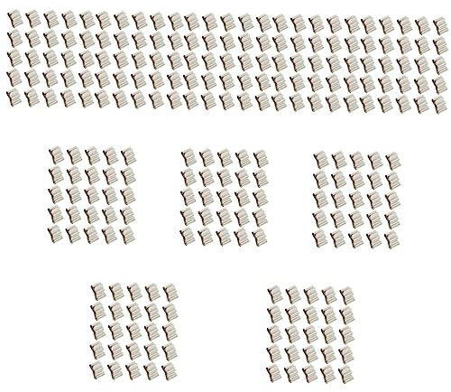 SOLUSTRE 500 Stk Photovoltaik-kabelklemme Clips Für Solarkabel Drahtklemme Anhängerrahmen Elektrischer Anhänger Dolly Schlaufenklemmen Kleiner Anhänger Draussen Blinddarm Edelstahl 301