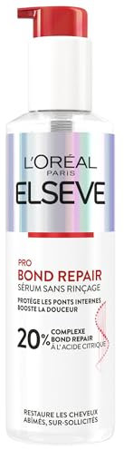L'Oréal Paris - Sérum Réparateur Sans Rinçage pour Cheveux Abîmés et Sur-Sollicités - Complexe à l'Acide Citrique - Protocole de Soin Capillaire - Elseve Pro Bond Repair - 150 ml