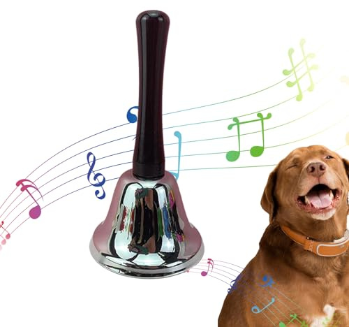 Holdes Campana portatile | Chiama Bell - Campanelli a Mano in metallo Super potenti, eleganti, Campana di servizio, Campana da ufficio per cena, Porter, Cucina, Ristorante, Eventi Sportivi