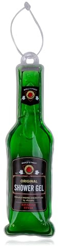 Accentra Maxi-doccia AC BREW in effetto bottiglia di birra con gancio, gel doccia da 200 ml, profumo: Oak & Citrus – fantastica idea regalo per la festa del papà, il compleanno o la Pasqua