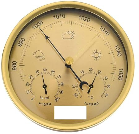 Barometer, Analoge Wetterstation, Thermometer Hygrometer Barometer, Barometer Wetterinstrumente, Wandmontiertes Haushaltsbarometer