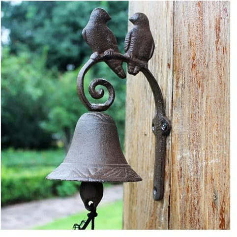 Türglocke Gusseisen, Türglocke aus Gusseisen, Gusseisen Dinner Bell Vintage rustikale Gusseisen Türklingel Land Bauernhaus Wand Dekor Türklingel