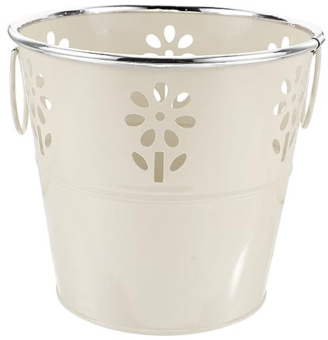 INOOMP Metall Blumeneimer Kleiner Blecheimer Als Blumenhalter Rustikale Vase Für Blumenarrangements Hochwertig Verarbeitet