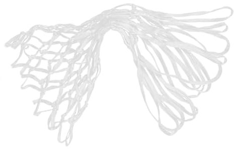 MUSISALY 2stücke Basketballnetz Aus Nylon Hochleistungs-Netz Für Standard-körbe Schlaufen Wetterfest Und Langlebig Für Innen Und Außenplätze Weiß
