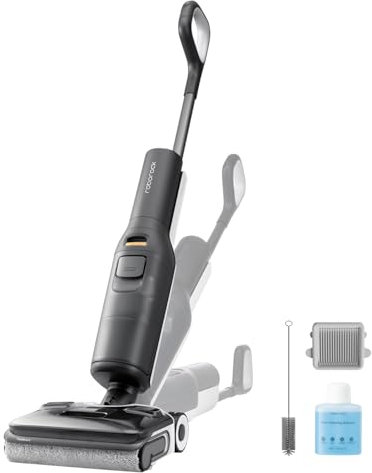 roborock F25 ALT Aspiradora en Seco y Húmedo, Aspiradora-Fregona de 20.000Pa, Autolimpieza a Alta Temperatura a 90 °C, Secado Rápido, Limpieza de Bordes, Diseño Plano de 180°, Ruedas Asistidas