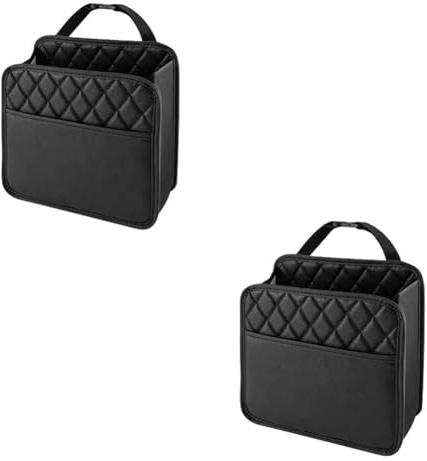 EQHCVCES Car Seat Back Storage Box For VW Transporter T5 T6 2003-2023, Hanging Bag Document Holder Multi-Pocket Bottle Waterproof Organizer Travel Tidy Pouch,Two pieces