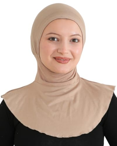Prien Praktisch Hijab Für Damen, Sport Muslim Kopftuch, Flexible Schal, Chic Muslimische Kleid für Gym, Kopftücher Viskose Tuch