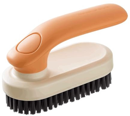 SMDLG Reinigbar Kunststoff-Reinigungsbürste, drehbare Reinigungsbürste, Badezimmer, Küche, Badewanne, Reinigungsbürste, Wäsche-Schuhbürste Praktisch