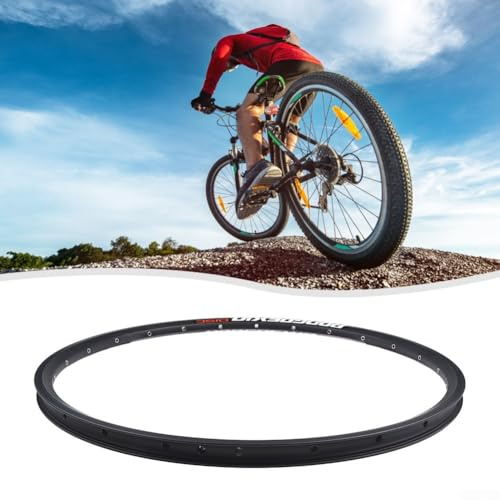 Premium Aluminum Alloy Mountain Bike Rim, 26 Inch Size, Designed for Double Disc Brakes with Various Hole for CONFIGURATIONS (32 holes)