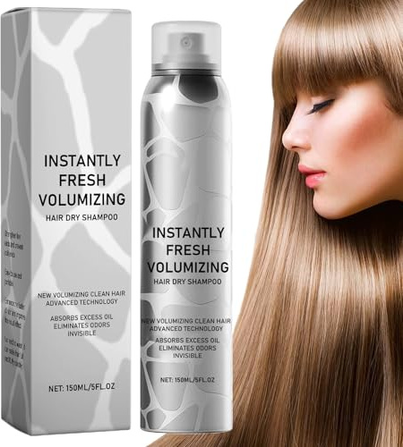 Champú Seco De Cabello Voluminizador Instantáneo,150 Ml Sin Enjuague Con Champú Seco Spray Para Hombres Para Hombres,Viajes Invisibles Champús De Secos Natural,No Grasosos Para Todos Los Pelos Tipos