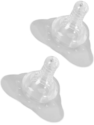 Abaodam Scudi per Capezzoli in Silicone 2 Unitá per Mamme, Protezione Allattamento, Risolvi Capezzoli Introflessi, Comodi da Conservare