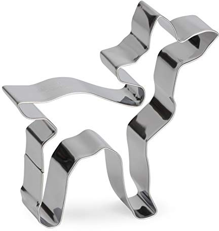 patisse 01896 Galletas Forma Ciervo edels Acero, Plata, 10.0 x 10.0 x 10.0 cm
