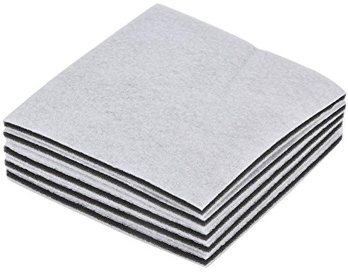 TOPINCN 5pcs Filter Kits Vacuum Cleaner Universal Motor Filter Vacuum Cleaner Sponge Filter Pre-motor 150 * 150mm Filter Vacuum Parts Accessories