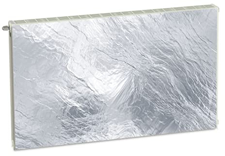 Magnet Heizkörperverkleidung Heizkörperabdeckung Grau Textur 100x60 cm Heizung Abdeckung Verkleidung Magnetische Abdeckmatte Kühlschrank aus Einem Flexiblen Magneten Digitaler Aufdruck