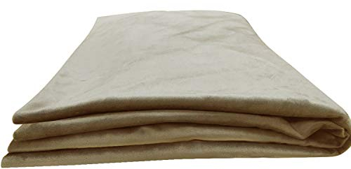 Johnear Kissenbezug aus Samtstoff für Lesekissen Dreieckige Keilkissen Sofa Groß Rückenkissen （Kamel,180cm）