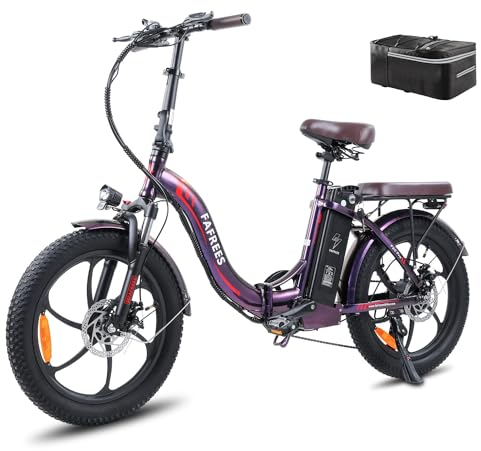 Fafrees F20 Pro E-Bike Klapprad 20 Zoll, E Bike Elektrofahrrad 36V 18AH Akku, Mountainbike Reichweite bis zu 70-150km, 250W Fatbike, 25km/h City Ebike Herren Dame