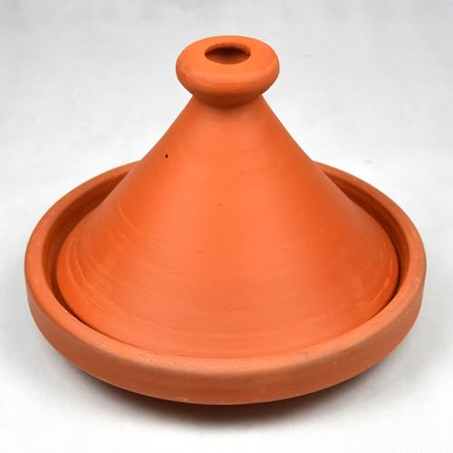 L'Orient Tajine marocain en terre cuite Ø 30 cm, cocotte non émaillée, pour 4 à 5 personnes, originaire du Maroc