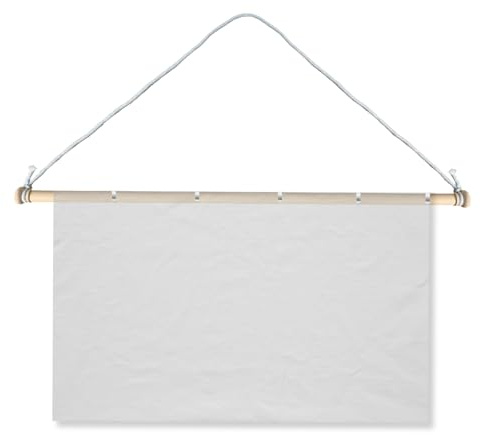 Beyeutao Tapisserie-Aufhänger aus Holz, verstellbare Teleskopstange, 81,3-111,8 cm, Wandaufhängung für Flaggen, Teppiche und Raumdekoration
