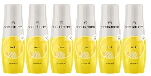 Sodastream Lot de 6 Concentrés Tonic pour Machine à Eau Pétillante et Soda