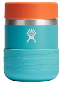 Hydro Flask Insulated Food Container - Snack Container for Kids and Lunch Box - 12 Oz Food Jar in Seaspray Blue