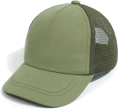 DRESHOW Toddler Baseball Cap Baby Sun Hat Cute Solid Color & Dinosaur Patterned Caps Unisex Baby Trucker Hats Infant Toddler Kid Hats for Boys Girls