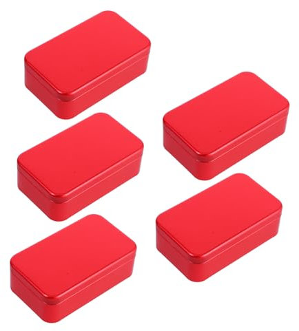 Warmhm 5 Teiliges Set Mit Quadratischen Gebürsteten Eisenboxen Handgefertigten Dekorationsdeckeln Stifte Set Kaffeedosen Drahtschrank Mülleimer Zylindrische Cocktail Regalteiler