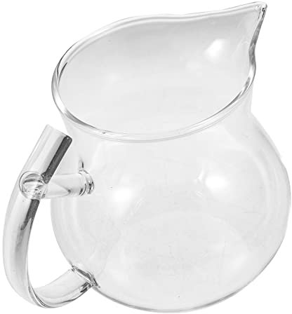 ABOOFAN Tazza Da Caffè in Vetro Trasparente Tazza Da Tè Erogatrice Manico Accessorio Per Tè Caraffa Per Bevande Versatile